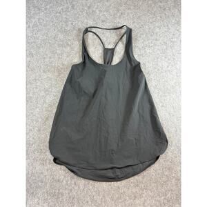 Lululemon Coastal Tank Top Womens Medium Gray Racerback Athletic Yoga Activewear